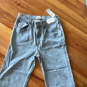 Abercrombie & Fitch High Rise Women Jeans - Light Blue